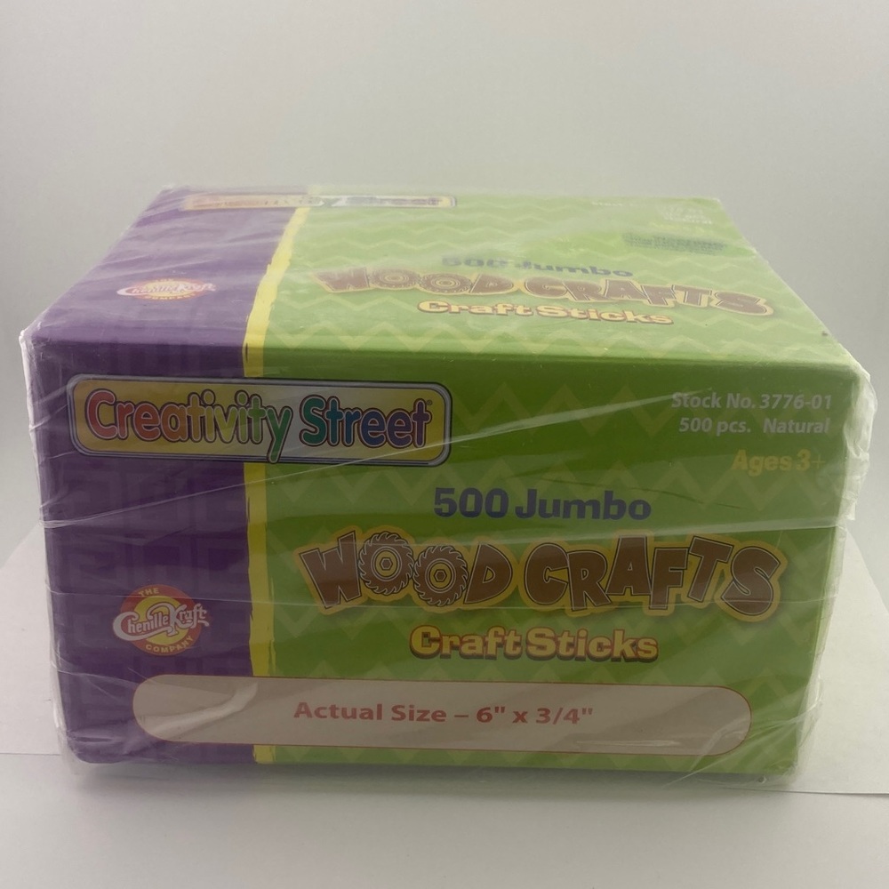 Creativity Street Jumbo Woodcrafts Craft Sticks